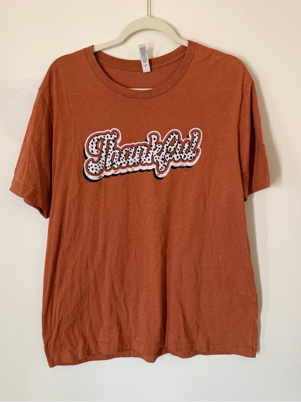 Bella Canvas Rust 'Thankful' Graphic Tee